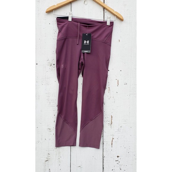 Under Armour Fly Fast 2.0 Compression Mid Rise Crop Athletic Leggings Size SM - Picture 10 of 14